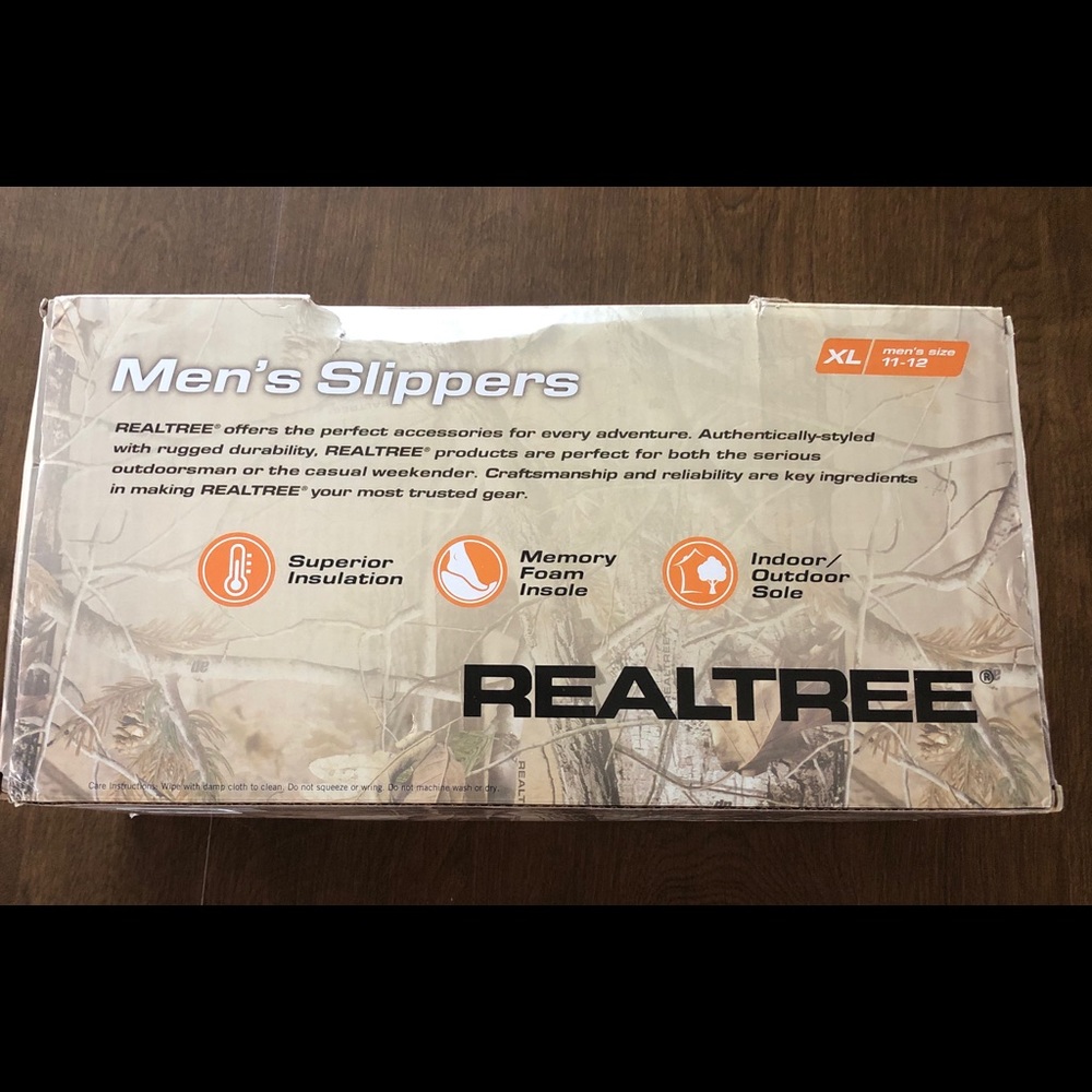 Real Tree Slippers Men’s - Picture 3 of 4